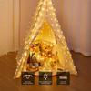 USB LED Fairy Curtain String Lights with Remote & 8 Modes for Christmas, Weddings, & Parties
