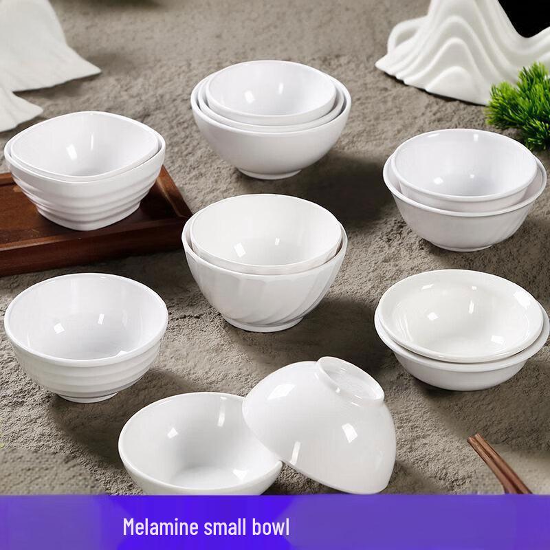 

Pinya White Melamine Dining Bowl