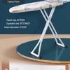 Large Folding Vertical Ironing Board with Widened Pad and Clothes Rack