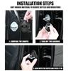 4pcs Black Silicone Car Door Lock Buckle Protective Cover Shock Pad For Mercedes Benz AMG W205 W211 W176 AMG GT W222 W212