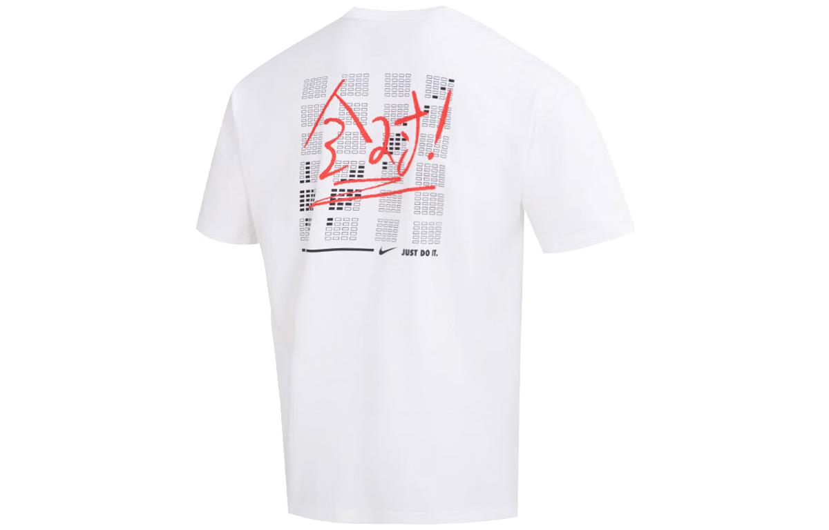 Nike T Shirts Unisex White Crew Neck Moderate FJ7725-100