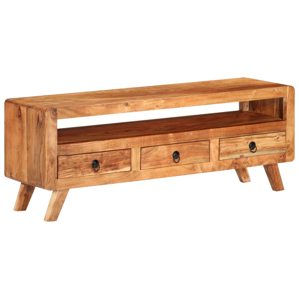 Vidaxl Szafka Pod Telewizor, 110X30X40 Cm, Lite Drewno Akacjowe