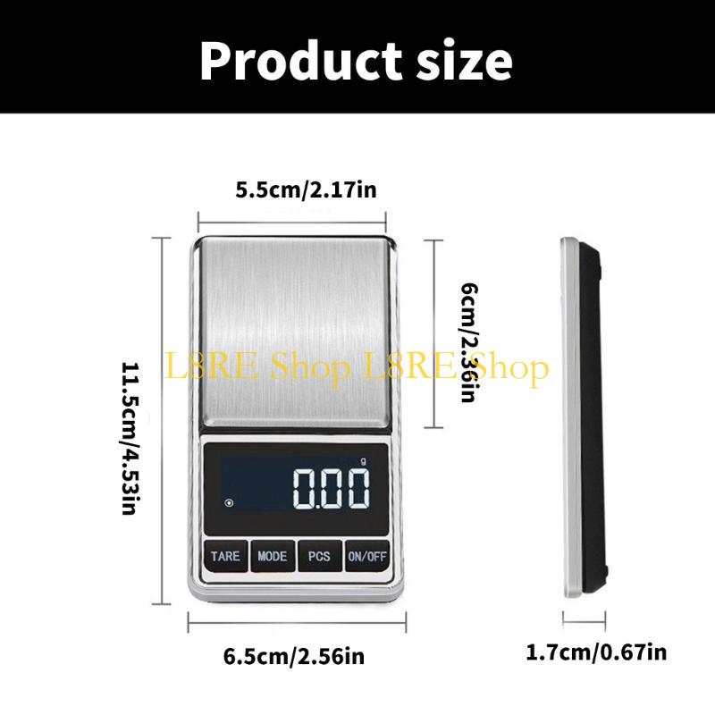 L8RE Portable Scale Multifunctional Weighing Device Suitable for Jewelry Kitchen Use