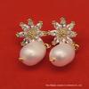 Exquisite Korean Butterfly & Pearl Zircon Stud Earrings – Versatile Fashion Accessory