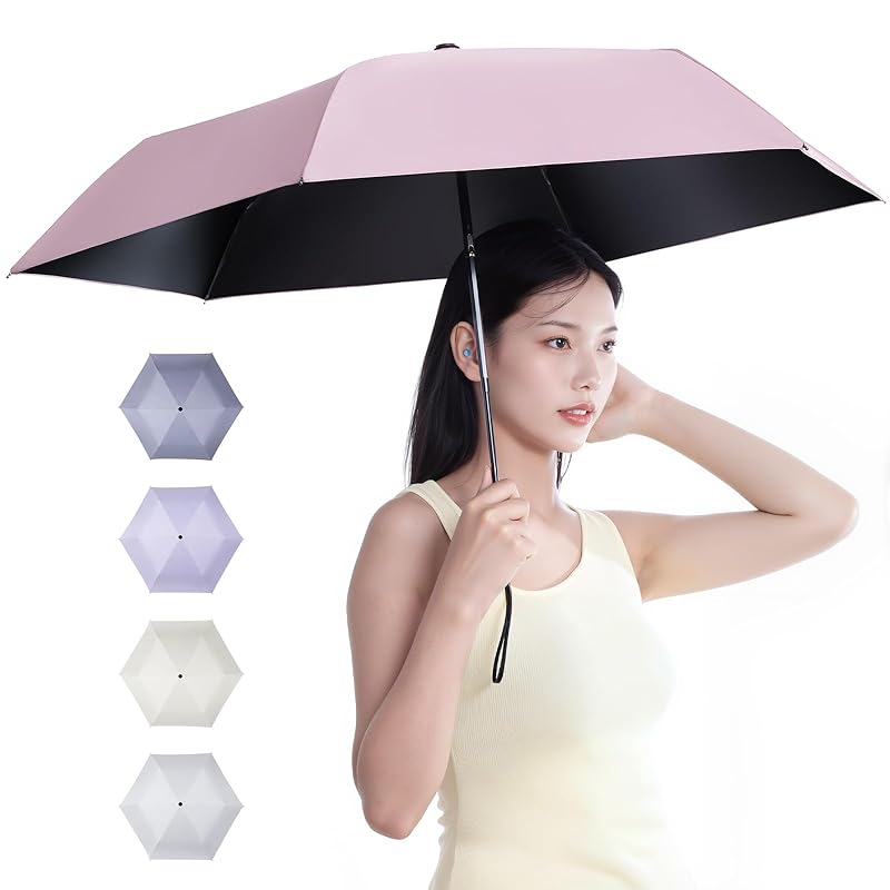

parasol folding umbrella UV cut 100 Completely blacked out heat shield lightweight One-touch automatic opening/closing [Return prevention safety type]