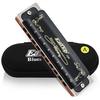 East Top Blues A 20 Brass Canvas Cleaning for and Diatonic Harmonica, 10-Hole, Key, Tones, Cover, Case, Cloth, Beginners, Professionals, Study,