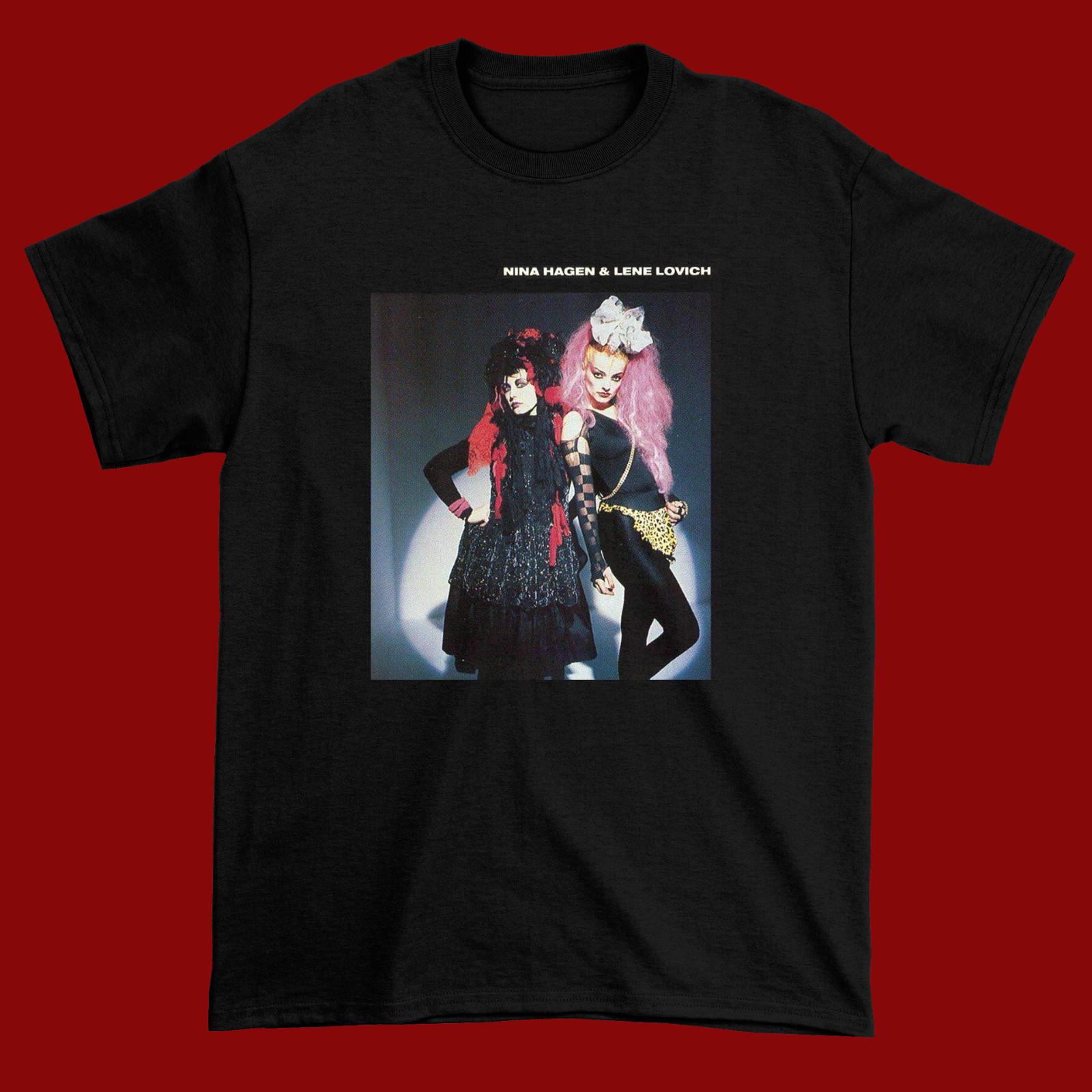 RARE! Lene Lovich Black Cotton All size Unisex Shirt HL37 XL
