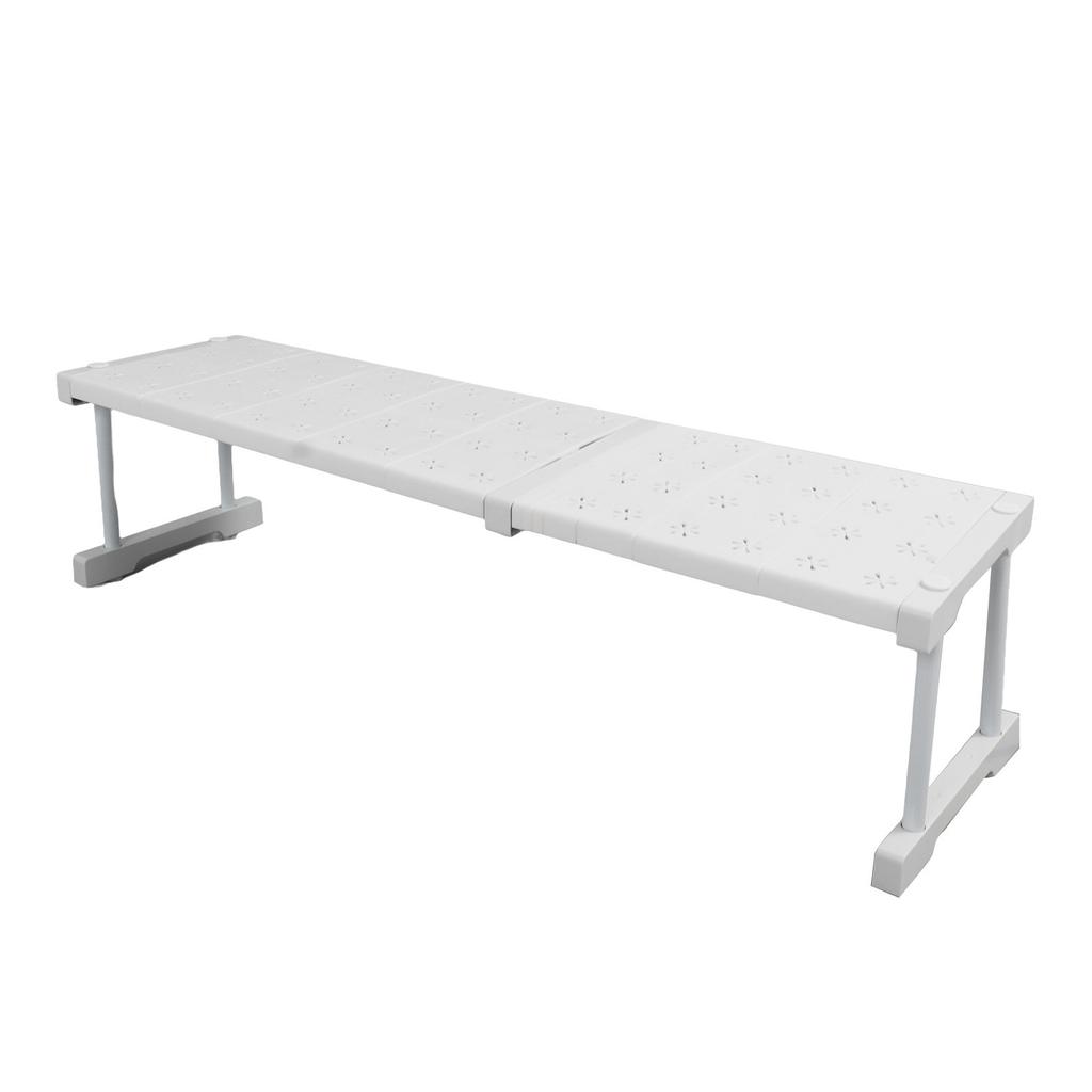 Expandable Closet Shelf Organizer Adjustable Space Saving Wardrobe Sink Tension Shelf 24cm Width 22cm Height