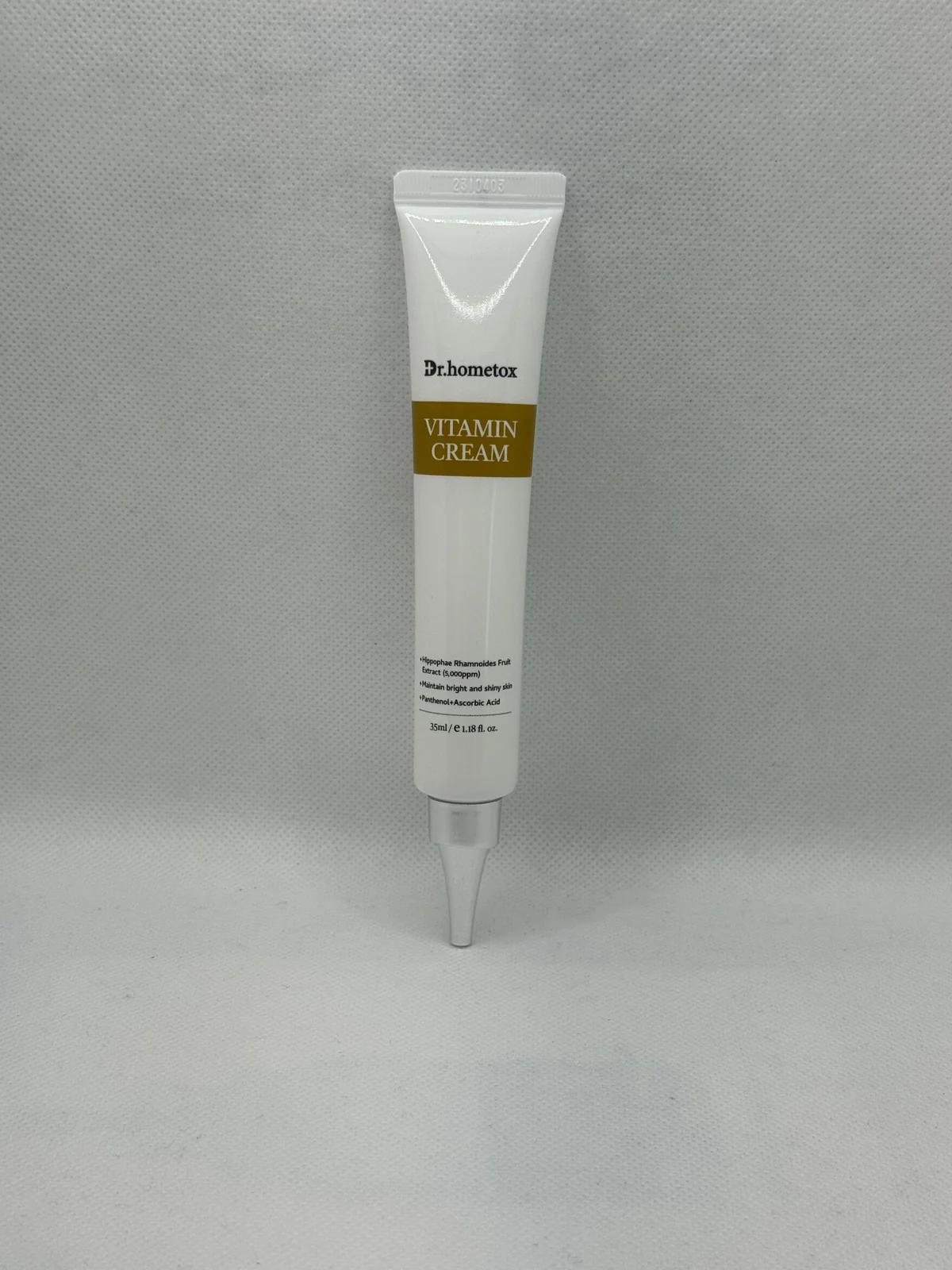 

Dr.Hometox Active Cream 35 мл, Витамин / Пептид / Коллаген / Центелла, Антивозрастной, Увлажняющий, Корейская косметика, Kbeauty, образец Vitamin