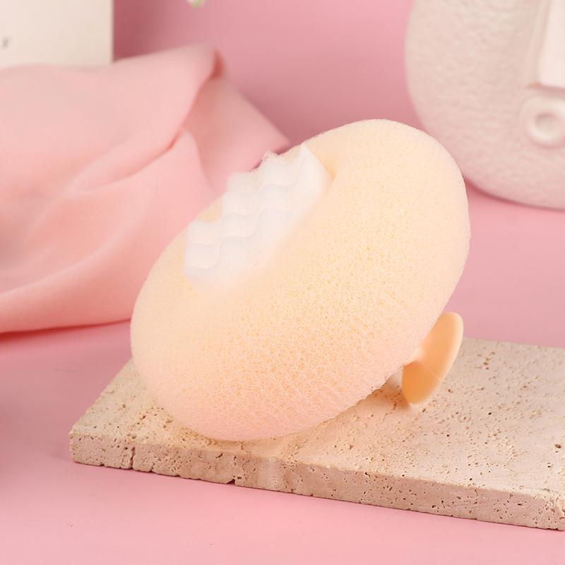 3D Honeycomb Sunflower Bath Towel Scrub Bath Massage Bath Ball With Sucker Bathing Brush Back Rub Mud Bath Sponge Exfoliate