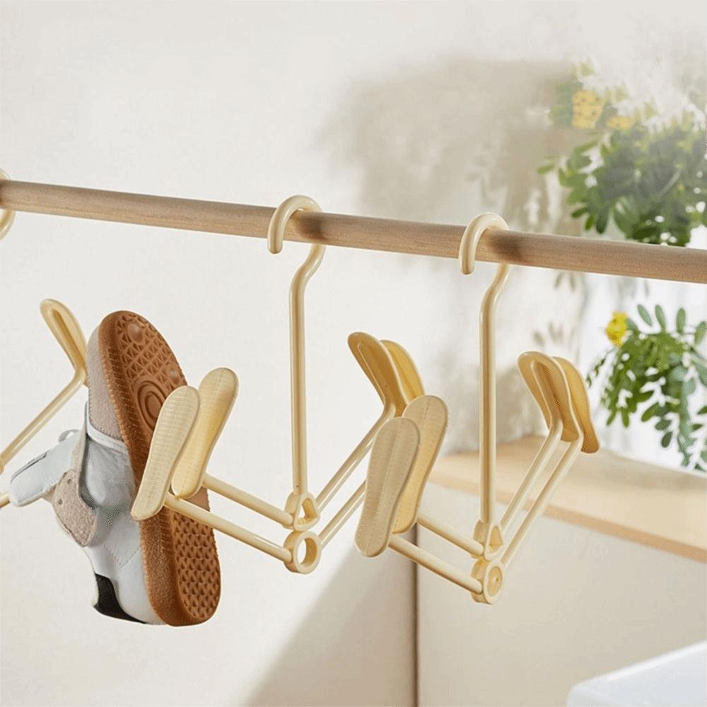 Rotatable Shoe Drying Hanger Plastic Wardrobe Storage Rack Creative Shoe Storage Organizer  Necktie