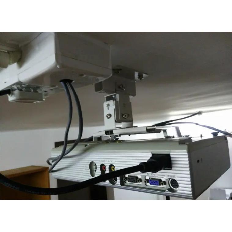 White Color Beamer Ceiling Mount For HD LCD LED C6 C2 C3 TD96 TD97 YG650 C6 M19 K25 3D Projector Adjustable Wall Bracket Hanging