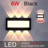 A84E-Waterproof Outdoor Wall Lights 6W LED Wall Light Effect Light Staircase Light Bed Light