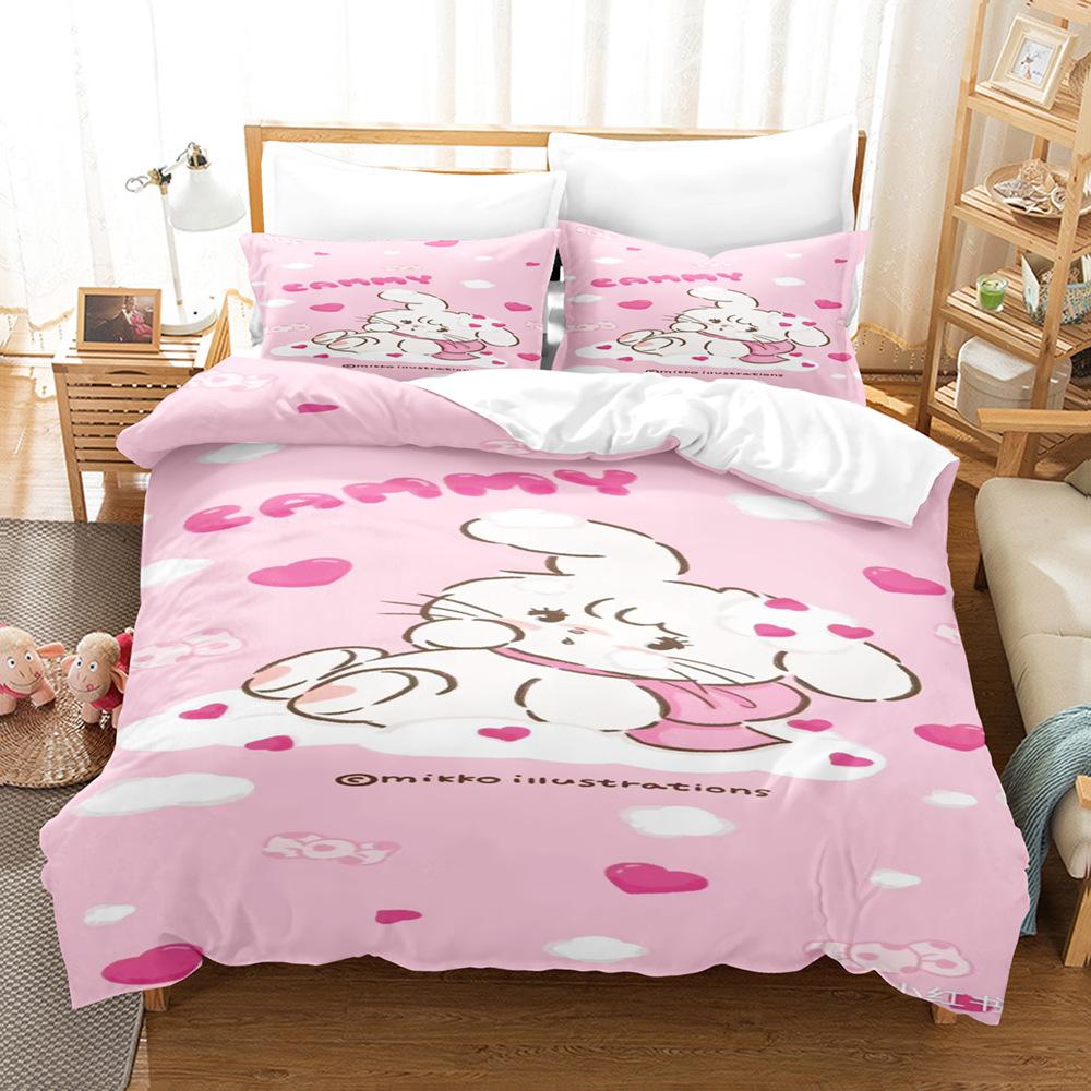 Three-Piece 3D Digital Printing Home Textile