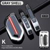 5/6/7/8/9 Buttons Zinc Alloy+Silicone Car Key Case Cover Protective Shell Fob for Kia Ka4 Car Keychain Interior Accessories
