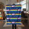 1 Stück Nyan Cat Aufdruck Flanelldecke, Hohe Qualität, Bequem für alle Jahreszeiten, Heimdekoration, Wärme und Komfort, Perfekt für Weihnachtsgeschenke 99