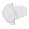 51mm Kaffeedosierbecher 100ml Kaffeepulver-Zuführer Schnüffeltasse Verdicktes PC Antistatisch Transparent
