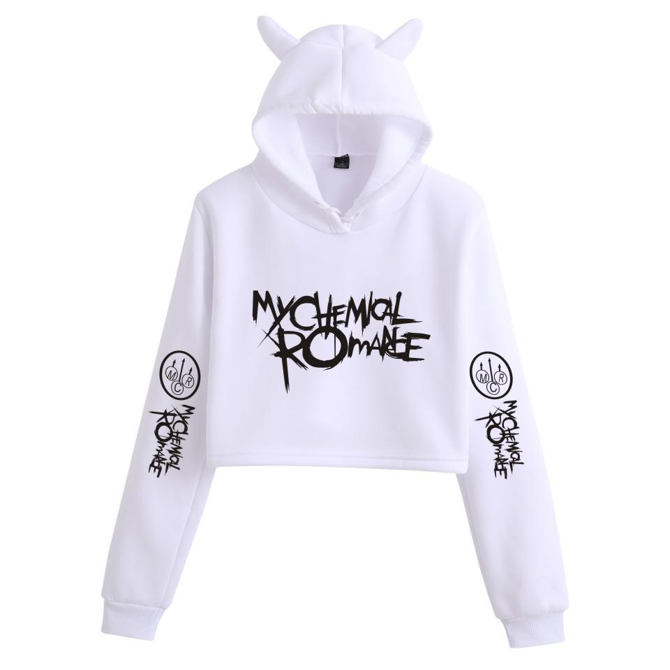 Women's Plus Velvet My Chemical Romance Hoodie - Long-Sleeve Sweatshirt for Autumn/Winter