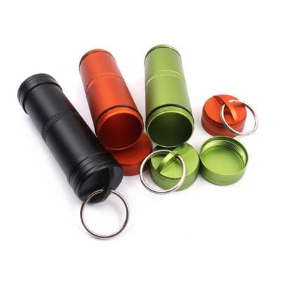 Waterproof Storage Emergency Pill Case Box Container Camping EDC Tools Outdoor Survival Pocket Bottle