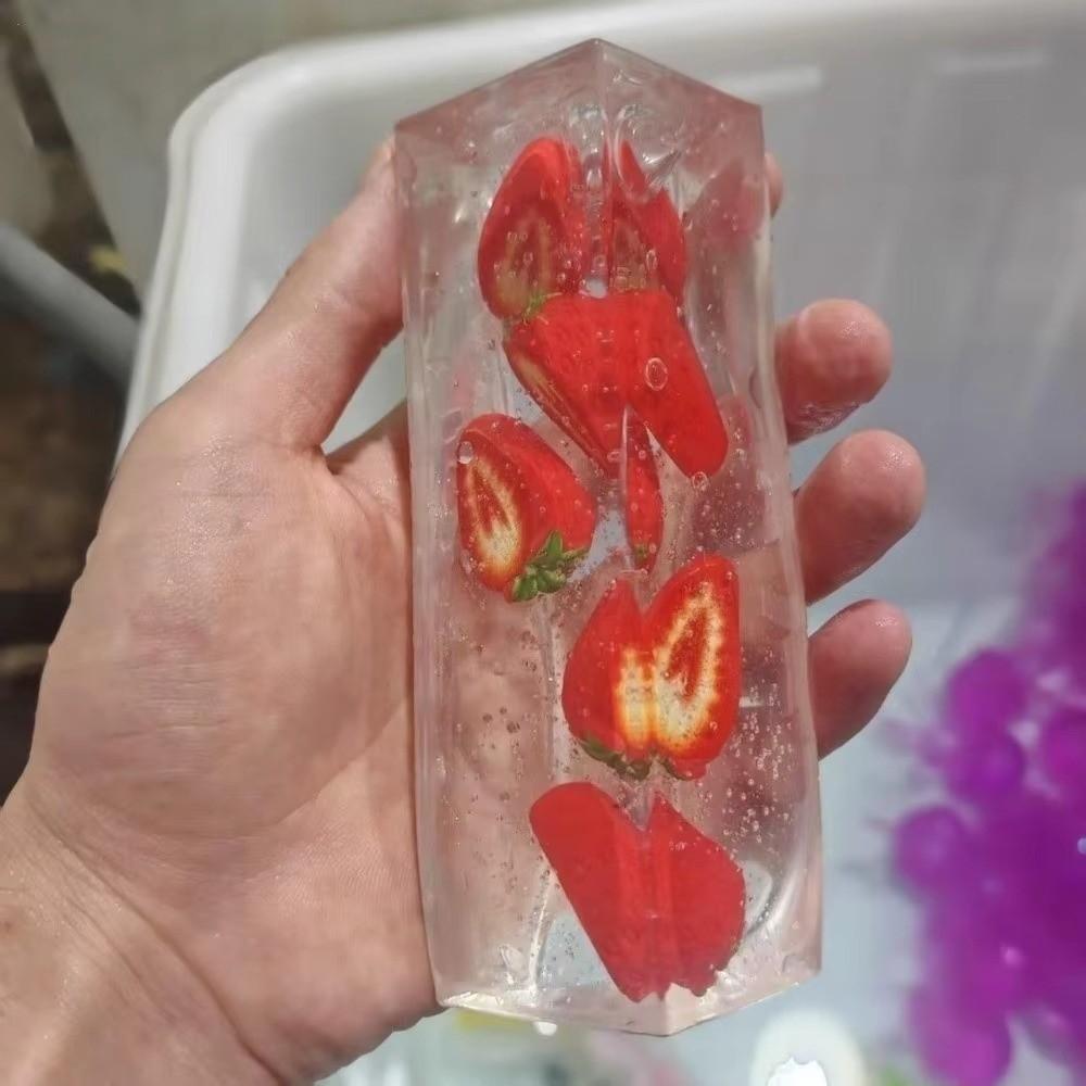 Langsam rückfederndes Frucht-Slushy-Quetschspielzeug, weiches, knackendes Quetschspielzeug, Schreibtischdekoration