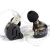 KZ ZAX (7BA+1DD) Hybrid HiFi Earphones, Made in China with 10mm PEK Dynamic Drivers and 7 Original Balanced Armature Drivers (No Mic, Black)