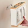 Wooden Kitchen Utensil Rack-Multifunctional Draining Chopstick Holder Wall-Mounted Cutlery Storage Box Knife Organiser
