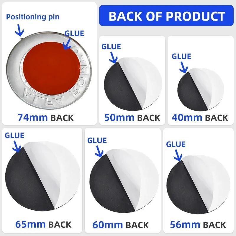 40mm 50mm 56mm 60mm 65mm 74mm Car Hood Trunk Steering Wheel Badge Wheel Center Cap Emblem For Alfa Romeo 156 GT 147 Giulia Mito