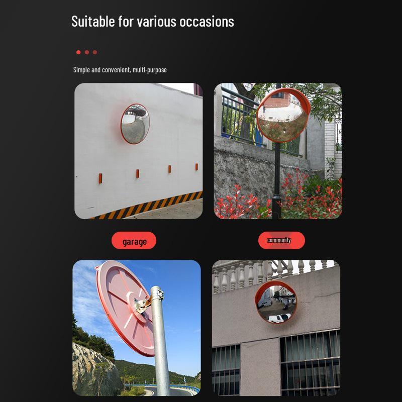 Wide-Angle Traffic Convex Mirror for Intersections