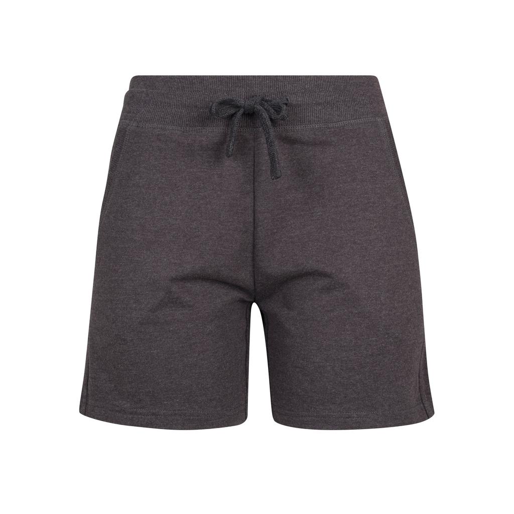 Build Your Brand Womens/Ladies Terry Heather Plain Shorts
