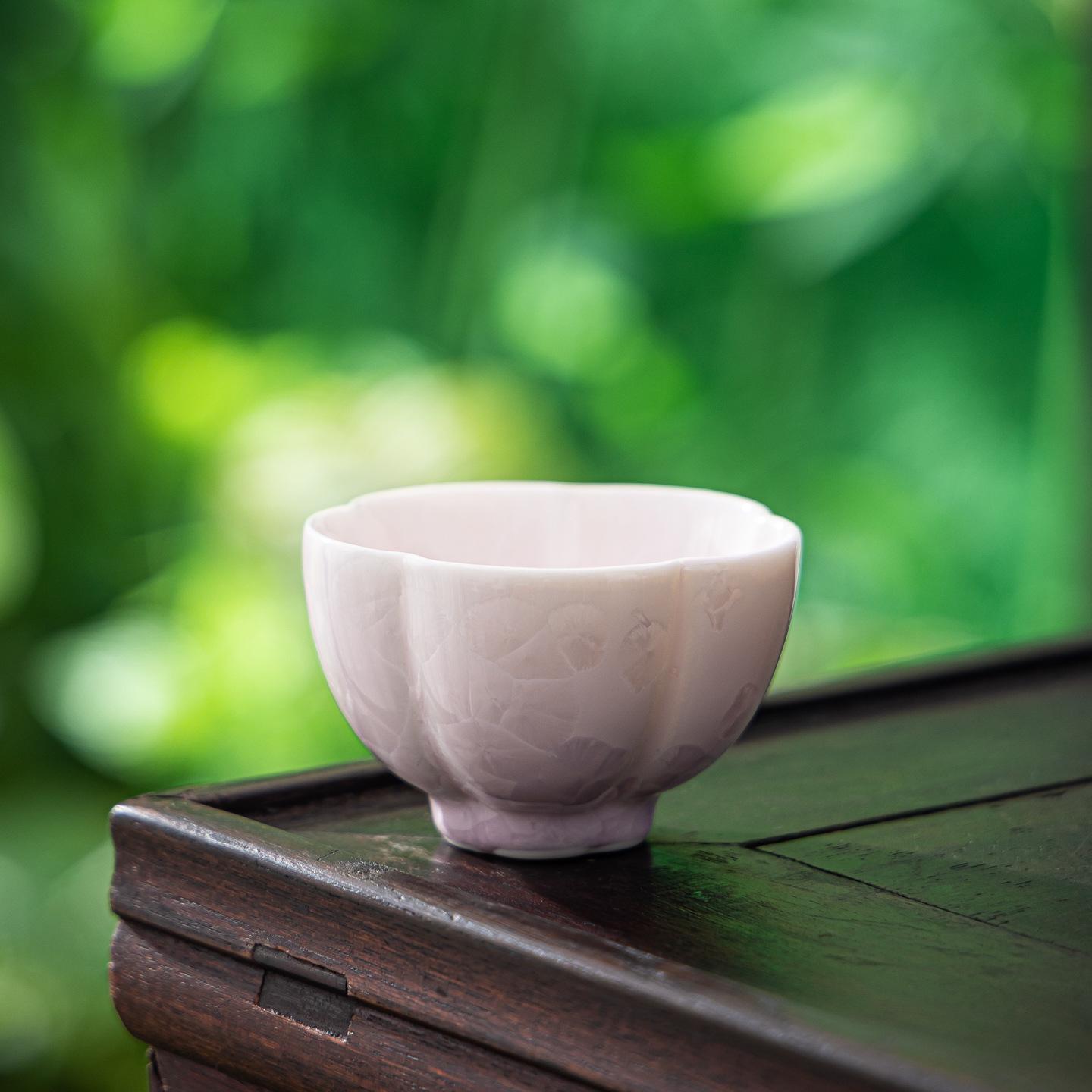 Crystalline Glaze Master Tea Cup - High Value Souvenir for Ladies