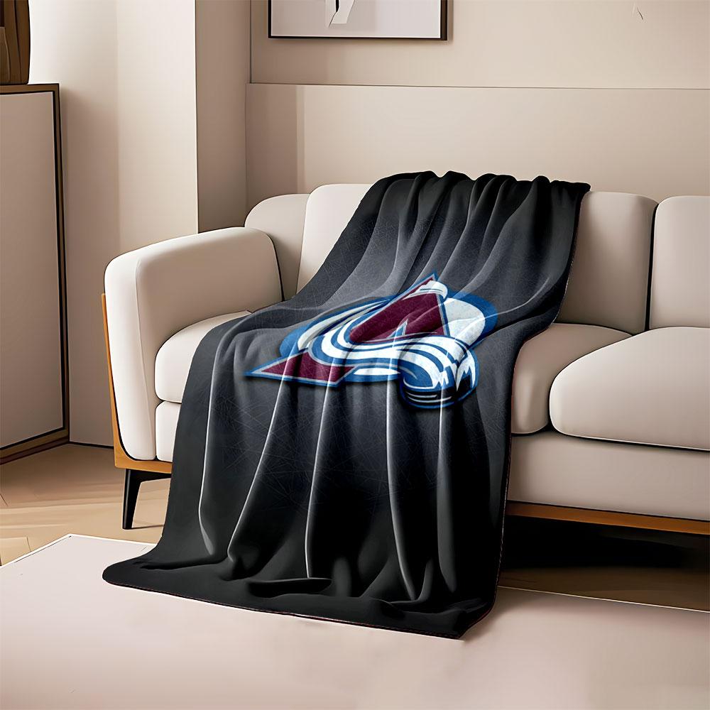 Colorado Avalanche Logo Blanket print blanket soft and cozy perfect for the living room bed sofa or a nap,gift
