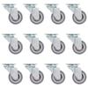 VidaXL 12 Pcs Swivel Casters 50 Mm
