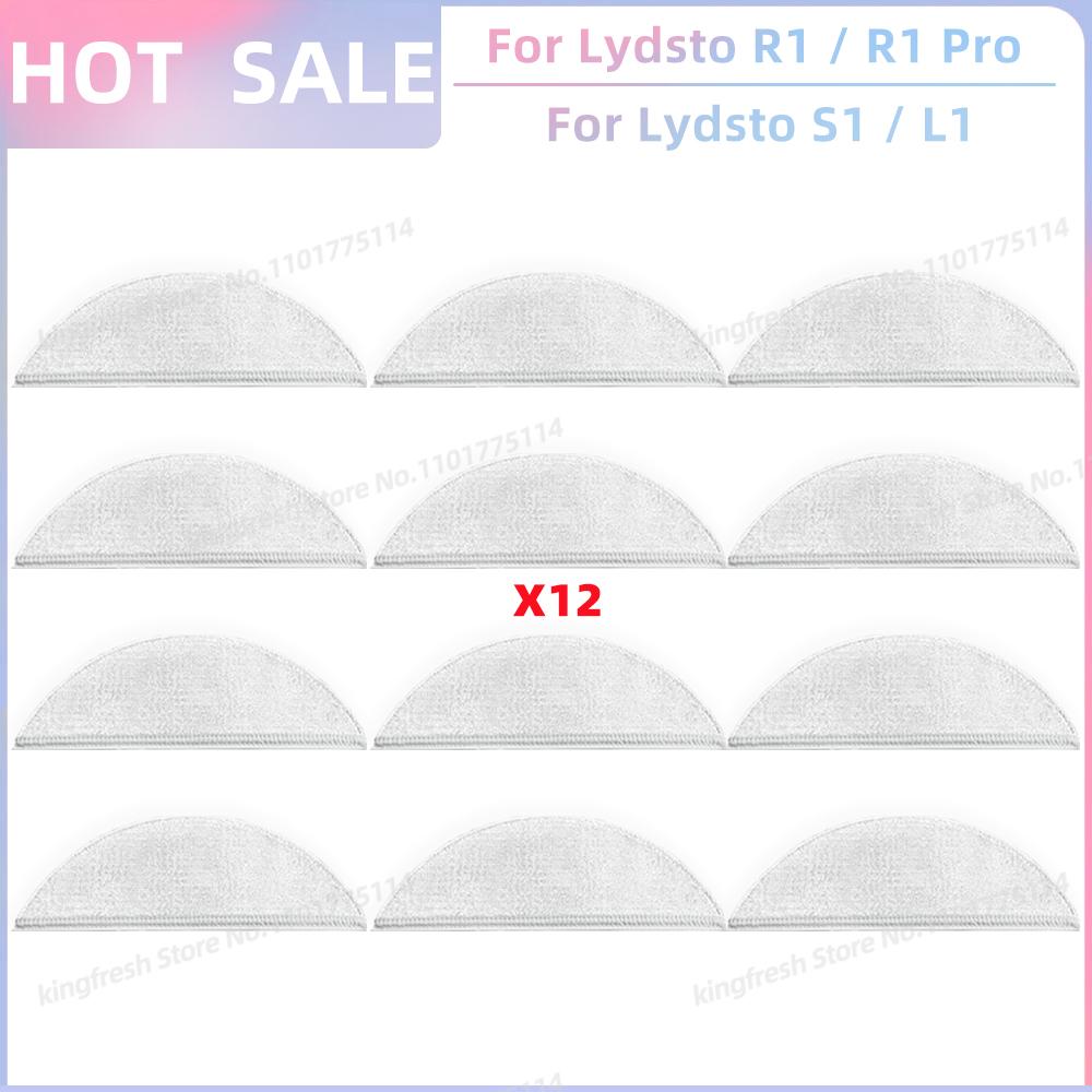 Fit For XiaoMi Lydsto R1 / R1A / R1D / R1 Pro / S1 / L1 Replacement Parts Accessoies Roller Side Brush Filter Mop Pads Dust Bag