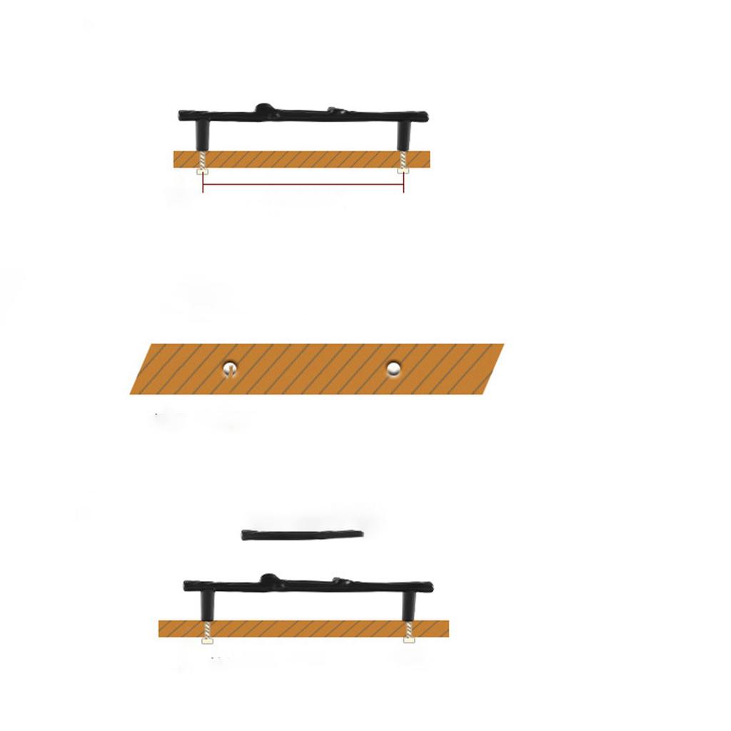 Tree trunk classical Chinese black branch handle personality modern simple creative cabinet wardrobe door handle retro