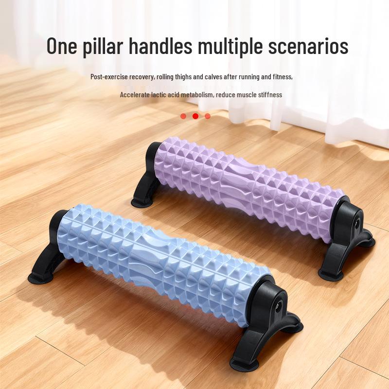 Suction Cup Foam Muscle Relaxation Roller with Wolf Teeth Design for Leg Slimming