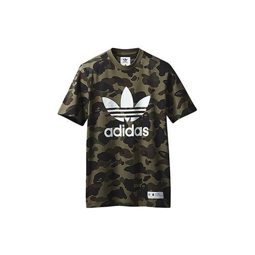 adidas x A Bathing Ape adicolor T-Shirt Green Men s DP0191 XS