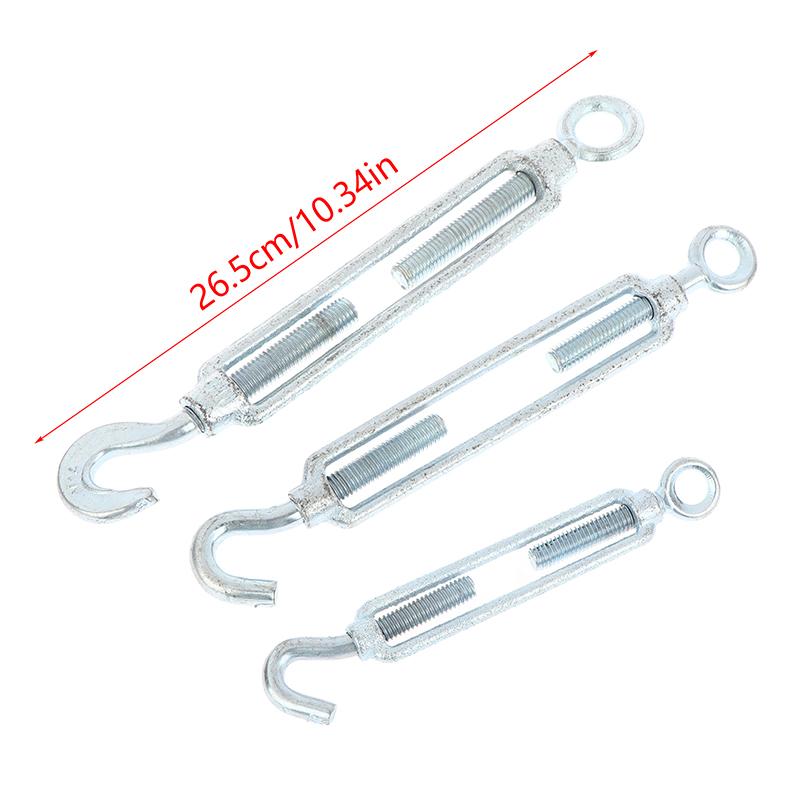 1 Pz M6 M8 M10 M12 M14 Acciaio Inossidabile Ganci di Manovra Regolacatena Tenditori a Occhio Dispositivo di Tensione per Fune Metallica Tipo Linea Oc Oo Cc