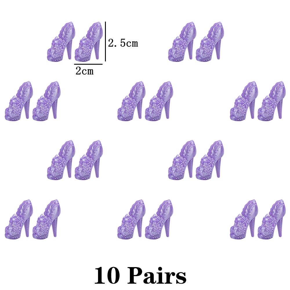 10 Pairs Fashion Doll Shoes 29CM Doll Sneakers Sports Shoes 11.5 Inch Doll Boots 1/6 Dolls Accessories 1/6 Doll DIY Toys GiftJJ