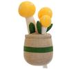 Soft Plush Mushroom Succulent Plant Toy Decor Home Office Dorm Gift - 23cm Faux Stuffed Animal