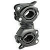 Flashlight Mount Holder,Universal Bicycle Led Light Mounting Holder 360°-Rotation Clip-Clamp for Flashlight,Cycling