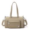 Solid Color Large Capacity Shoulder Bag Women's Tote Bag