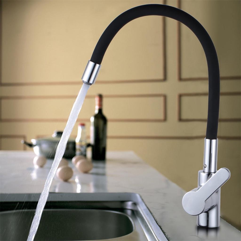 Beautiful and Easy to use 1pc 1/4 Plastic Water Filter Tap Deck-Mounted Kitchen Sink Faucets Silver Beautiful and Easy to use 1pc 1/4 Plastic Water Filter Tap Deck-Mounted Kitchen Sink Faucets Silver