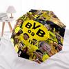 1 Stück B-BVB Regenschirm, Sonnenschutz und UV-Schutz. Es hat acht stabile Rippen für den Außenbereich und ist perfekt als Weihnachtsgeschenk.