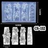 Silicone Nails Embellishment Molds Flower Theme Small Accessories Crafting Molds Suitable for Beauty Enthusiasts Present