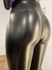 Made of Sexy Faux Leather, Featuring a Zipper Design and a Hip Opening; It Tightens the Abdomen and Hips, and Is Soft and Breathable.