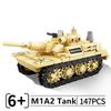 MOC 99A Main Battle Tank M1A2 War Military City Vehicle Car Building Blocks Classic Model Bricks Kits Sets Ideas