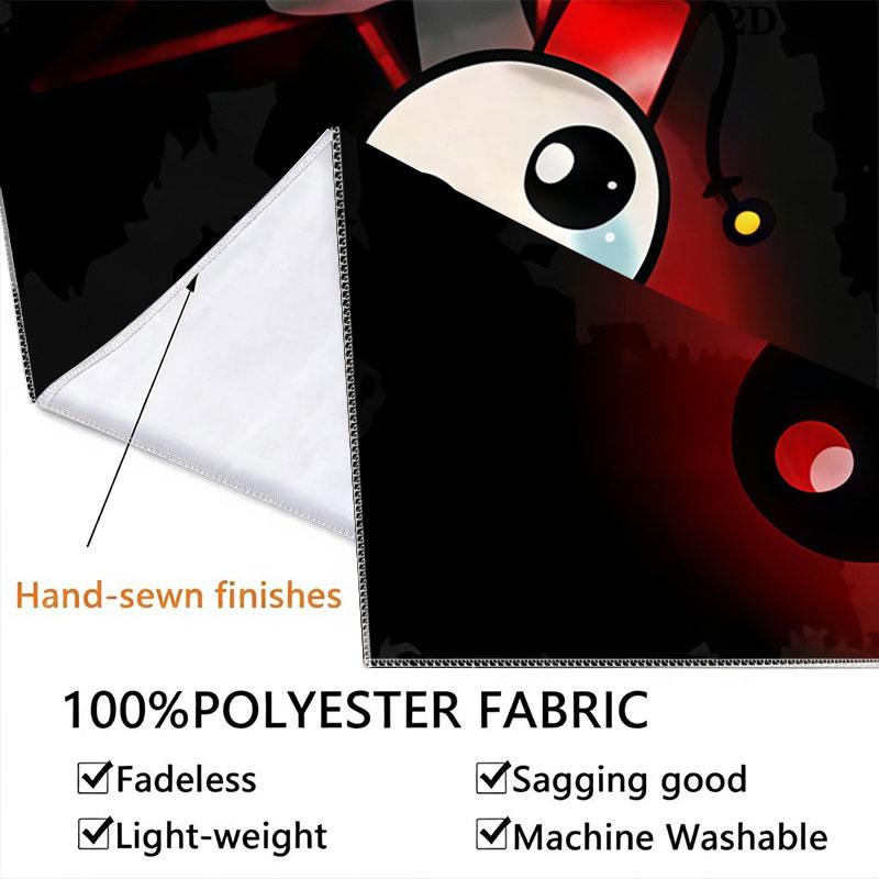 TBOI Horror Cartoon Wall Hanging Printed Fabric Blanket Decorative Tapestries for Bedroom Living Room Home Decor