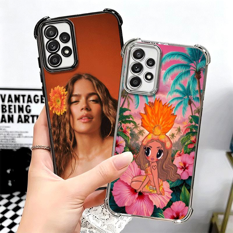 K-Karol G Tropicoqueta Soft Phone Case For Samsung A17 A27 A07 A37 A57 A16 A56 A15 A55 A14 A54 A13 A53 A26 A36 A25 A35 A24 A34 A