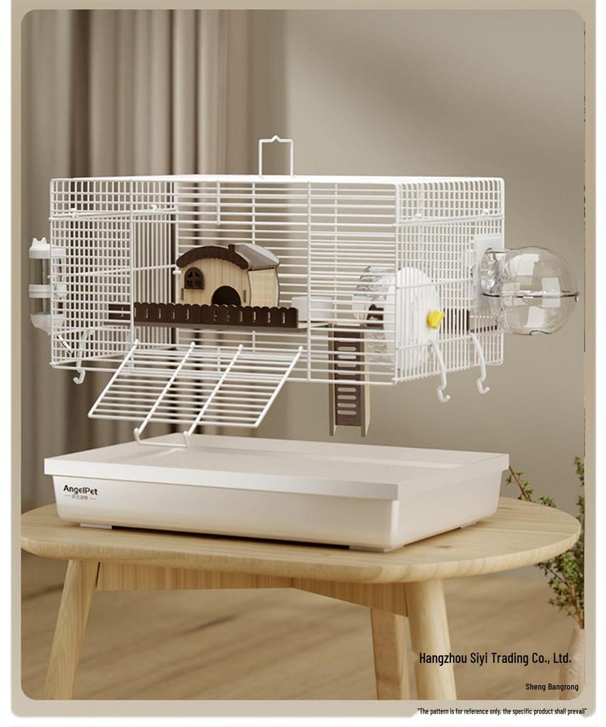 Deluxe Anti-Escape Hamster Cage with Spacious Wire Design.