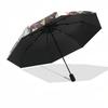 1pc Anime Characters Outdoor Umbrella - Automatic Opening/Closing - Portable 3-Fold Design - 8-Rib Iron Frame - Festival Gift for Fans, Travelers